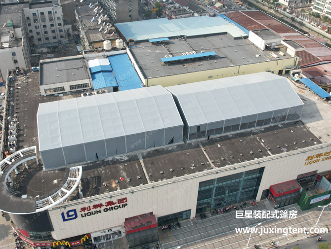 揚州樓頂體育篷房 籃球、羽毛球篷房場館